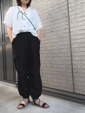 「Java（ジャバ）のアイテム」を使った、yamtomさん（レディース・164cm）の秋コーディネート