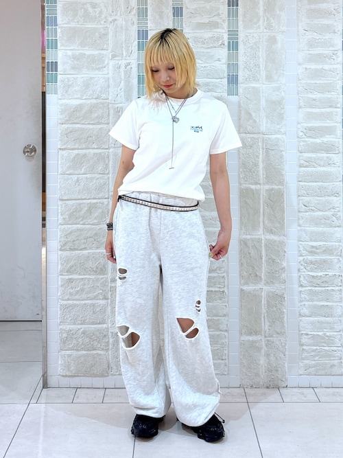 MESSAGE BOX FRAMED FACE S/S TEE（Tシャツ/カットソー）｜X