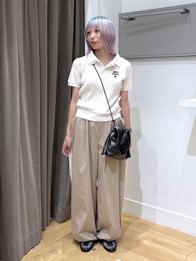 「ROSE BUD（ローズバッド）のアイテム」を使った、SAAYAさん（レディース・155cm）の夏コーディネート