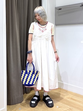 「UGG（アグ）のアイテム」を使った、SAAYAさん（レディース・155cm）の夏コーディネート