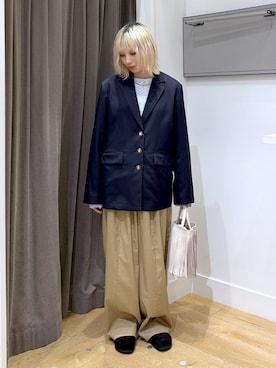 「ROSE BUD（ローズバッド）のアイテム」を使った、SAAYAさん（レディース・155cm）の秋コーディネート