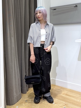 「ROSE BUD（ローズバッド）のアイテム」を使った、SAAYAさん（レディース・155cm）の夏コーディネート