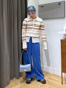 「MERRELL（メレル）のアイテム（シューズ）」を使った、SAAYAさん（レディース・155cm）の春コーディネート