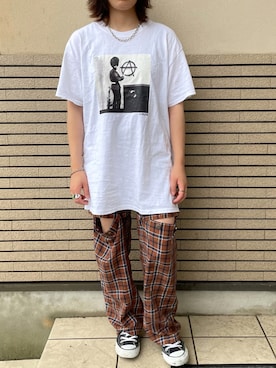 吉井紗彩さん（レディース・155cm）の夏コーディネート