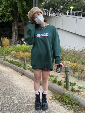 吉井紗彩さん（レディース・155cm）の秋コーディネート