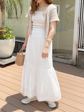 momoさん（レディース・160cm）の夏コーディネート