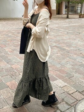 momoさん（レディース・160cm）の秋コーディネート