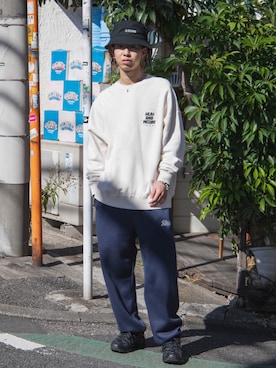 本多 善光さん(メンズ・174cm)の冬コーディネート