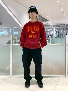 本多 善光さん(メンズ・174cm)の冬コーディネート