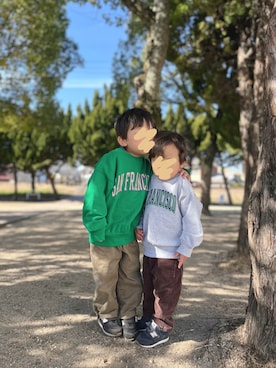 chiroruさん（キッズ・100cm）の冬コーディネート