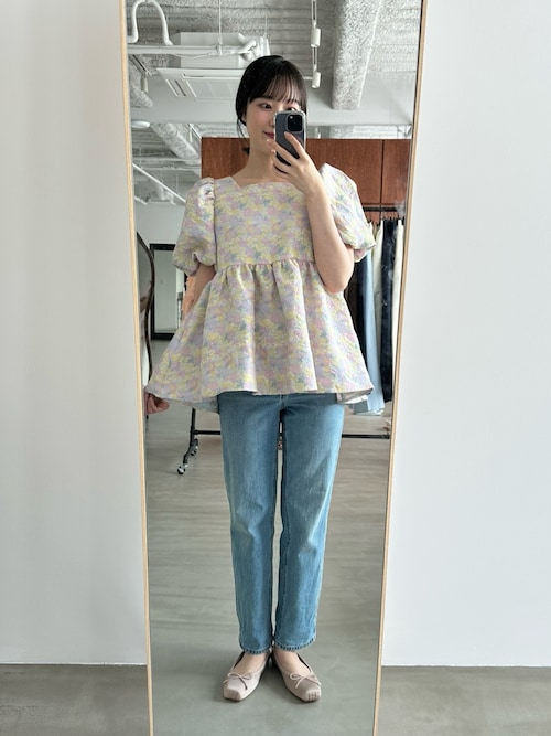 フェミニンペプラムトップス（その他トップス）｜MERAKI（メラキ