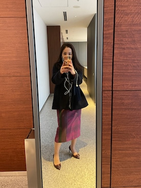 「ADORE（アドーア）のアイテム」を使った、kurikohさん（レディース・156cm）の秋コーディネート