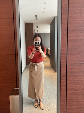 「JIMMY CHOO（ジミーチュウ）のアイテム（サンダル）」を使った、kurikohさん（レディース・156cm）の夏コーディネート