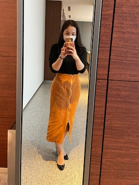 「JOHN SMEDLEY（ジョンスメドレー）のアイテム」を使った、kurikohさん（レディース・156cm）の秋コーディネート