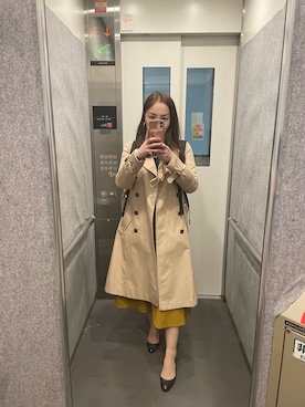 「PROPORTION BODY DRESSING（プロポーションボディドレッシング）のアイテム（ジャケット/アウター）」を使った、kurikohさん（レディース・156cm）の春コーディネート