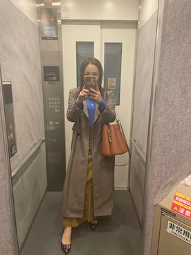 「VERMEIL par iena（ヴェルメイユパーイエナ）のアイテム（ジャケット/アウター）」を使った、kurikohさん（レディース・156cm）の秋コーディネート