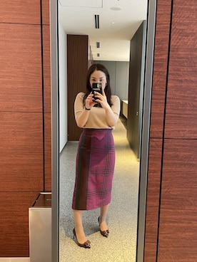 「ADORE（アドーア）のアイテム」を使った、kurikohさん（レディース・156cm）の夏コーディネート