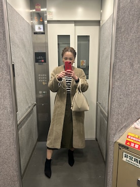 「JOHN SMEDLEY（ジョンスメドレー）のアイテム」を使った、kurikohさん（レディース・156cm）の冬コーディネート