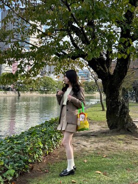 「USEDo（ユーズド）のアイテム」を使った、yuiさん（レディース・156cm）の秋コーディネート