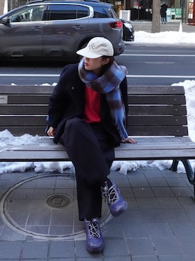 「Per sist ence（パーシエンス）のアイテム」を使った、maiさん（レディース・167cm）の冬コーディネート