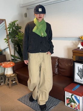 「FOUND GOOD（ファウンドグッド）のアイテム」を使った、maiさん（レディース・167cm）の秋コーディネート