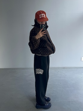 「STUSSY（ステューシー）のアイテム」を使った、maiさん（レディース・167cm）の冬コーディネート