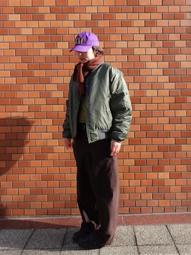 「SHEPP（シープ）のアイテム」を使った、maiさん（レディース・167cm）の冬コーディネート