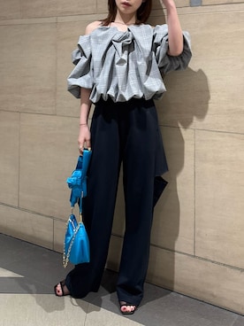 「FRAY I.D（フレイアイディー）のアイテム（トップス）」を使った、FRAY I.Dさん（レディース・155cm）の春コーディネート