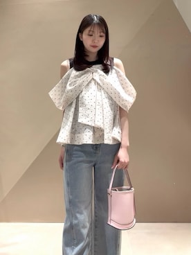 「FRAY I.D（フレイアイディー）のアイテム（トップス）」を使った、FRAY I.Dさん（レディース・163cm）の春コーディネート