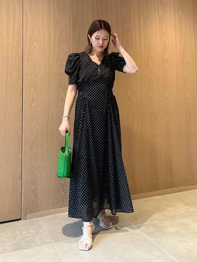 「プリント」｜FRAY I.Dさん（レディース・155cm）の冬コーディネート