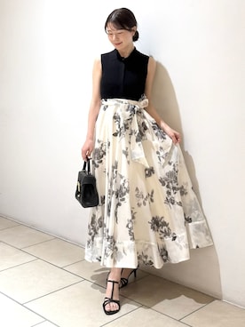 「FRAY I.D（フレイアイディー）のアイテム（バッグ）」を使った、FRAY I.Dさん（レディース・158cm）の春コーディネート