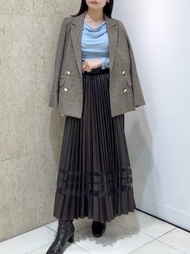 「FRAY I.D（フレイアイディー）のアイテム」を使った、FRAY I.Dさん（レディース・165cm）の秋コーディネート