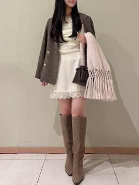 「FRAY I.D（フレイアイディー）のアイテム」を使った、FRAY I.Dさん（レディース・159cm）の秋コーディネート