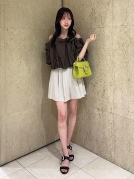 「FRAY I.D（フレイアイディー）のアイテム（トップス）」を使った、FRAY I.Dさん（レディース・160cm）の春コーディネート