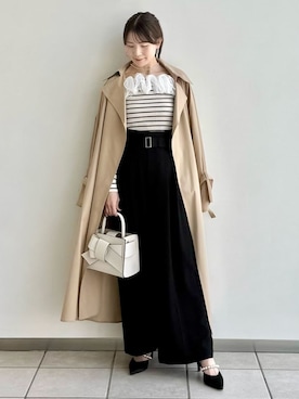 「FRAY I.D（フレイアイディー）のアイテム」を使った、FRAY I.Dさん（レディース・158cm）の冬コーディネート