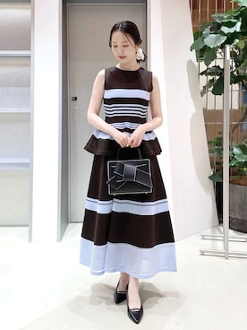 「FRAY I.D（フレイアイディー）のアイテム」を使った、FRAY I.Dさん（レディース・154cm）の春コーディネート