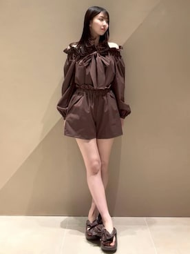 「TAW&TOE（トーアンドトー）のアイテム」を使った、FRAY I.Dさん（レディース・163cm）の春コーディネート