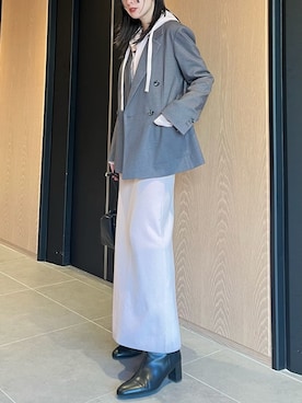 「FRAY I.D（フレイアイディー）のアイテム」を使った、FRAY I.Dさん（レディース・161cm）の冬コーディネート