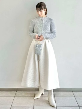 「アイテム（財布）」を使った、FRAY I.Dさん（レディース・158cm）の冬コーディネート