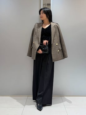「FRAY I.D（フレイアイディー）のアイテム」を使った、FRAY I.Dさん（レディース・152cm）の秋コーディネート