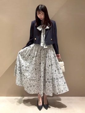 「FRAY I.D（フレイアイディー）のアイテム（トップス）」を使った、FRAY I.Dさん（レディース・163cm）の春コーディネート