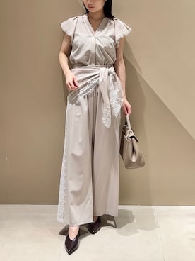 「FRAY I.D（フレイアイディー）のアイテム（パンツ）」を使った、FRAY I.Dさん（レディース・165cm）の夏コーディネート