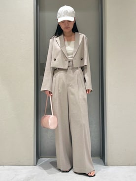 「イエベ」｜「アイテム（帽子）」を使った、FRAY I.Dさん（レディース・161cm）の春コーディネート