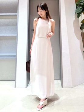 「FRAY I.D（フレイアイディー）のアイテム（ワンピース/ドレス）」を使った、FRAY I.Dさん（レディース・158cm）の夏コーディネート