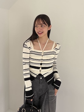 「アイテム（アンサンブル）」を使った、FRAY I.Dさん（レディース・159cm）の夏コーディネート