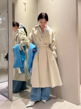 「FRAY I.D（フレイアイディー）のアイテム」を使った、FRAY I.Dさん（レディース・153cm）の冬コーディネート