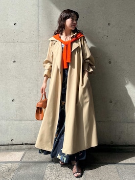 「マキシワンピース」｜FRAY I.Dさん（レディース・153cm）の冬コーディネート