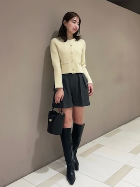 「FRAY I.D（フレイアイディー）のアイテム（パンツ）」を使った、FRAY I.Dさん（レディース・165cm）の秋コーディネート