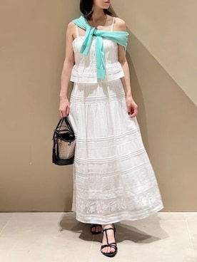「FRAY I.D（フレイアイディー）のアイテム」を使った、FRAY I.Dさん（レディース・165cm）の夏コーディネート