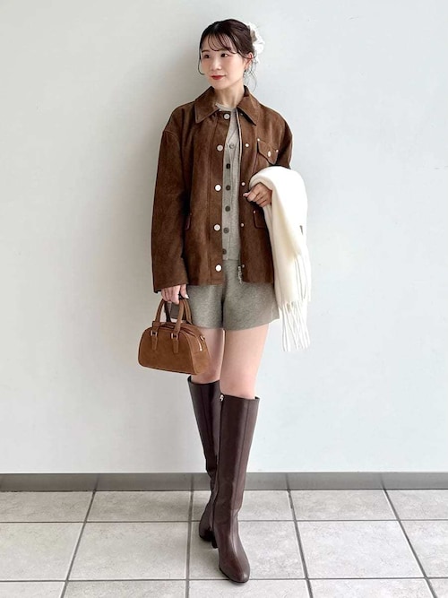 ウォッシャブルカシミヤシルクニットショートパンツ／ウォッシャブル